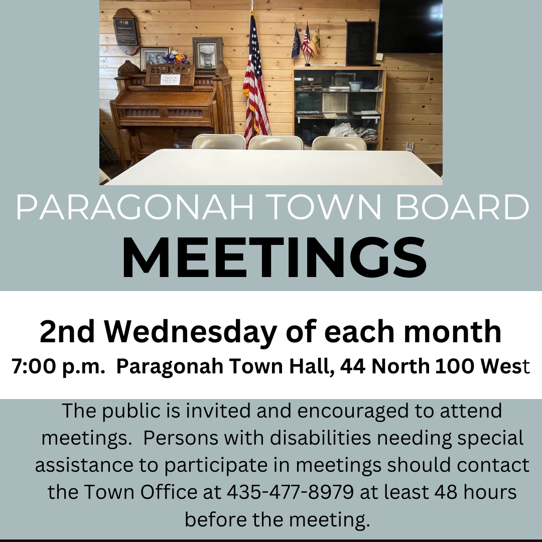 TOWN BOARD MEETINGS 