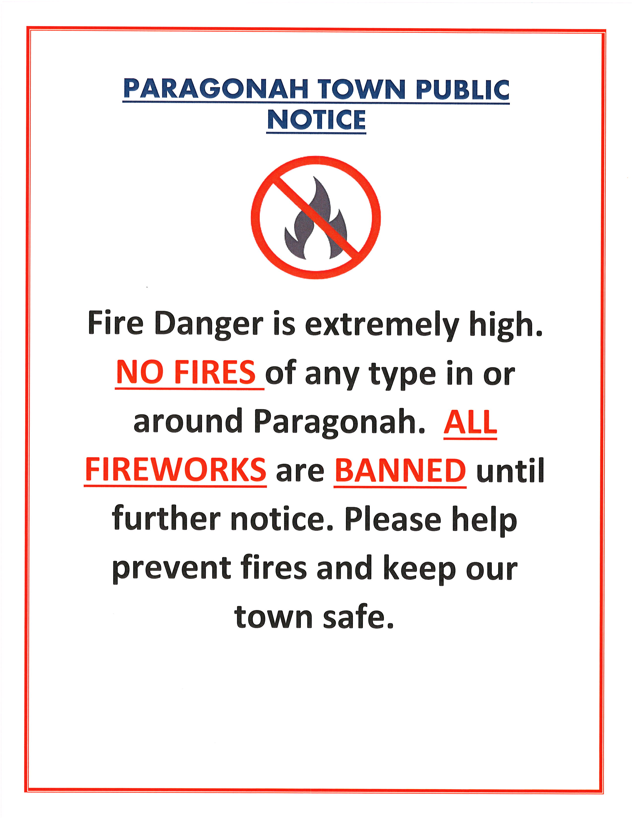 FIRE BAN